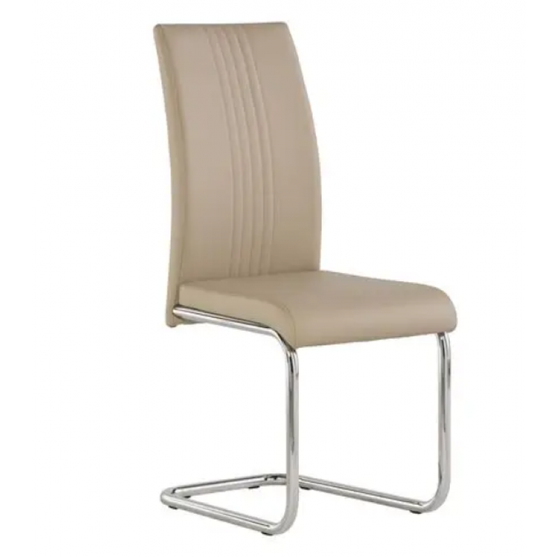 WOF Monaco PU Stone Cantilever Dining Chair